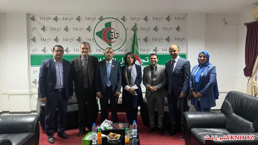 لقاء بين جبهة النضال الشعبي وحزب (تاج) الجزائري يؤكد عمق العلاقات الفلسطينية الجزائرية